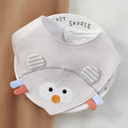 Cartoon Baby Bibs Soft Newborn Feeding Towel Cotton Cloths Baby Girls Boys Bandana Bib Newborn Saliva Towel Burp Cloths