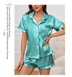 Women's Pajamas Set Satin Sleepwear
