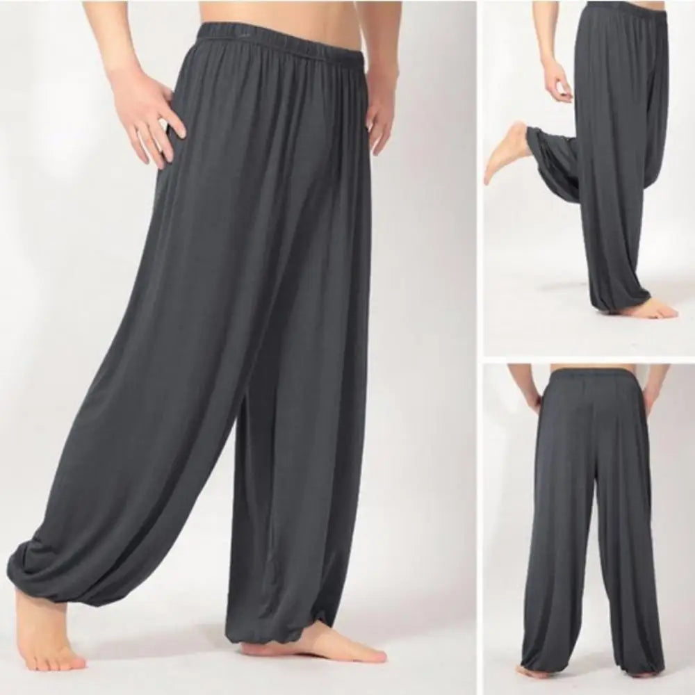 Men's Pant Solid Color Yoga Pant Morning Exercise