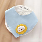Cartoon Baby Bibs Soft Newborn Feeding Towel Cotton Cloths Baby Girls Boys Bandana Bib Newborn Saliva Towel Burp Cloths