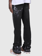 Jeans Men Denim Pant Vintage Straight Pants