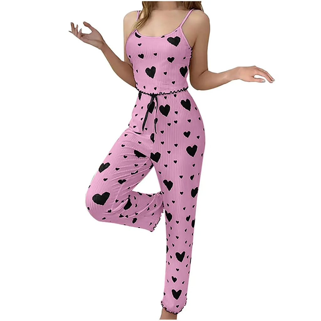 Women pajamas plus size pajamas set 2 piece short vest