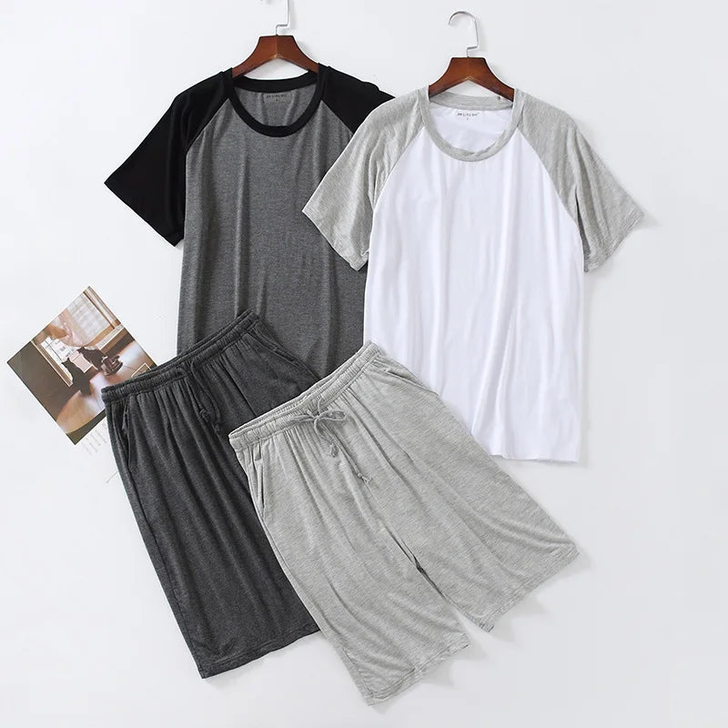 2025 Men's Summer Modal Pajama Sets