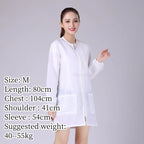 Hair Salon Work Clothes Pet Grooming Uniforms Long Sleeve Beauty Salon Smock Barber Shop Hairdresser Robe Anti Hair Gown Y1206