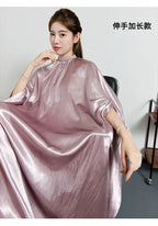 Large Size Hair Salon Hair Cutting Wrap Long Sleeve Hairdresser Robe Anti Hair Gown Barber Hairdressing Cloak Barbershop Apron