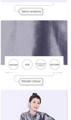 Hair Salon Work Clothes Pet Grooming Uniforms Long Sleeve Beauty Salon Smock Barber Shop Hairdresser Robe Anti Hair Gown Y1206