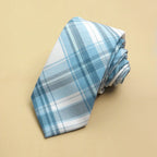Cotton Plaid Ties For Men Women Casual Wine Red Stripe Necktie For Wedding Party Boys Girls SuitsTie Skinny  Necktie Gravatas