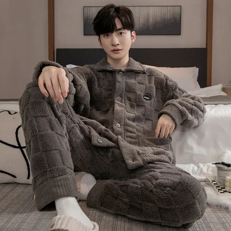 Autumn/Winter Men's Pajamas: