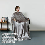 Large Size Hair Salon Hair Cutting Wrap Long Sleeve Hairdresser Robe Anti Hair Gown Barber Hairdressing Cloak Barbershop Apron