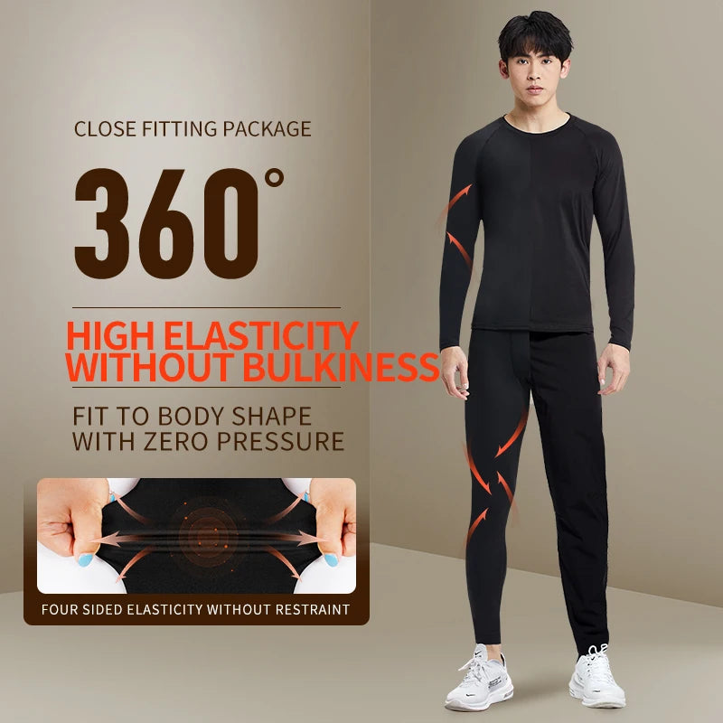 Warm Pants For Men With Plush And Thickened Autumn And Winter High Elasticity,