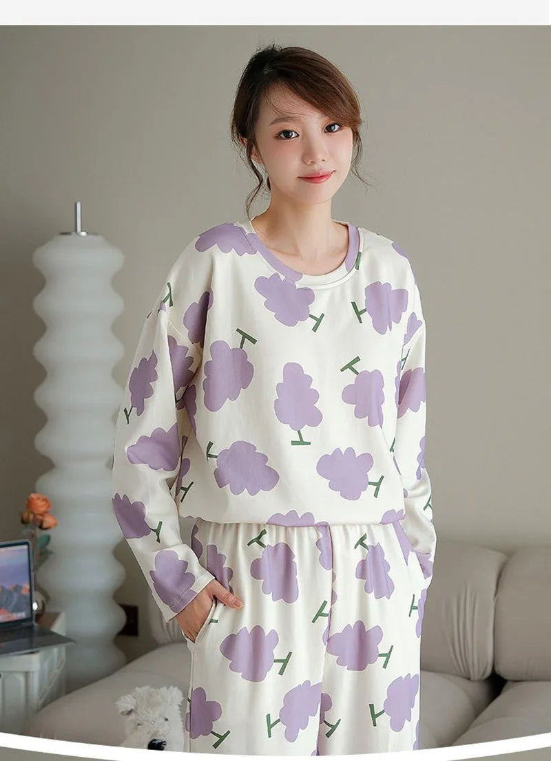 Nursing Pregnant Women's Clothing Set Large Size