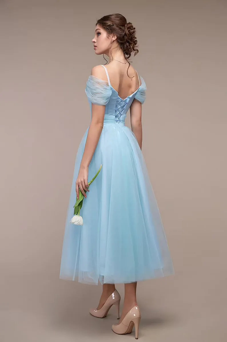 Fashion New Spring Summer Elegant Women V-Neck Backless Dress Lady Wedding Clothing A-Line MeshLong Skirt Girl Party Gift Dr1