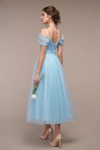 Fashion New Spring Summer Elegant Women V-Neck Backless Dress Lady Wedding Clothing A-Line MeshLong Skirt Girl Party Gift Dr1