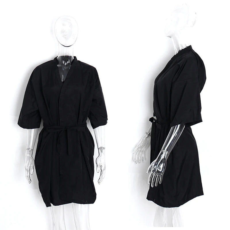 Lightweight Salon Client Gown Hair Cutting Smock Robe Cape for Professional Stylists Hairdressing Salon Smock