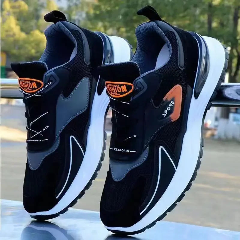 Mens Sneakers 2024 Autumn New Brand Design Comfortable Soft Soled Men Running Shoes