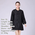 Hair Salon Work Clothes Pet Grooming Uniforms Long Sleeve Beauty Salon Smock Barber Shop Hairdresser Robe Anti Hair Gown Y1206