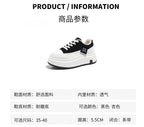 Shoes for Women Autumn Trend New Woman Flats Shoes Chunky Lace-up Soft-sole Casual Sneakers Female Vulcanized Shoe Walking Shoe
