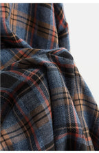 High-Quality Custom-Made Fabrics, Very Limited Quantity ~ Women's Plaid Long-Sleeve Shirt with Polo Collar, Casual Slim-Fit Loose Top, New Autumn 2025 Model