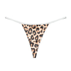 Lingerie Underwear Ladies Seamless Cotton Thin Belt Sexy Panties Leopard G-string Women Thong Briefs