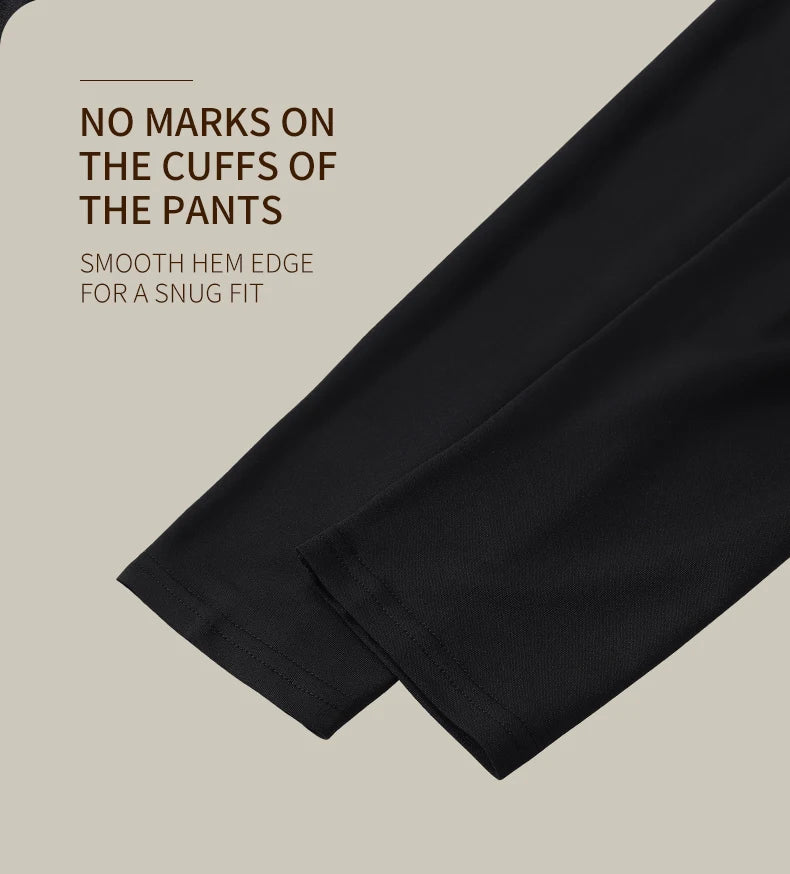 Warm Pants For Men With Plush And Thickened Autumn And Winter High Elasticity,