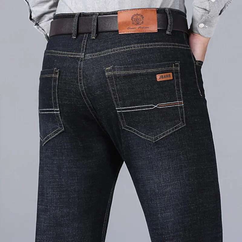 New Men Classic Jeans  Denim Overalls Mens Pants Size 32-38