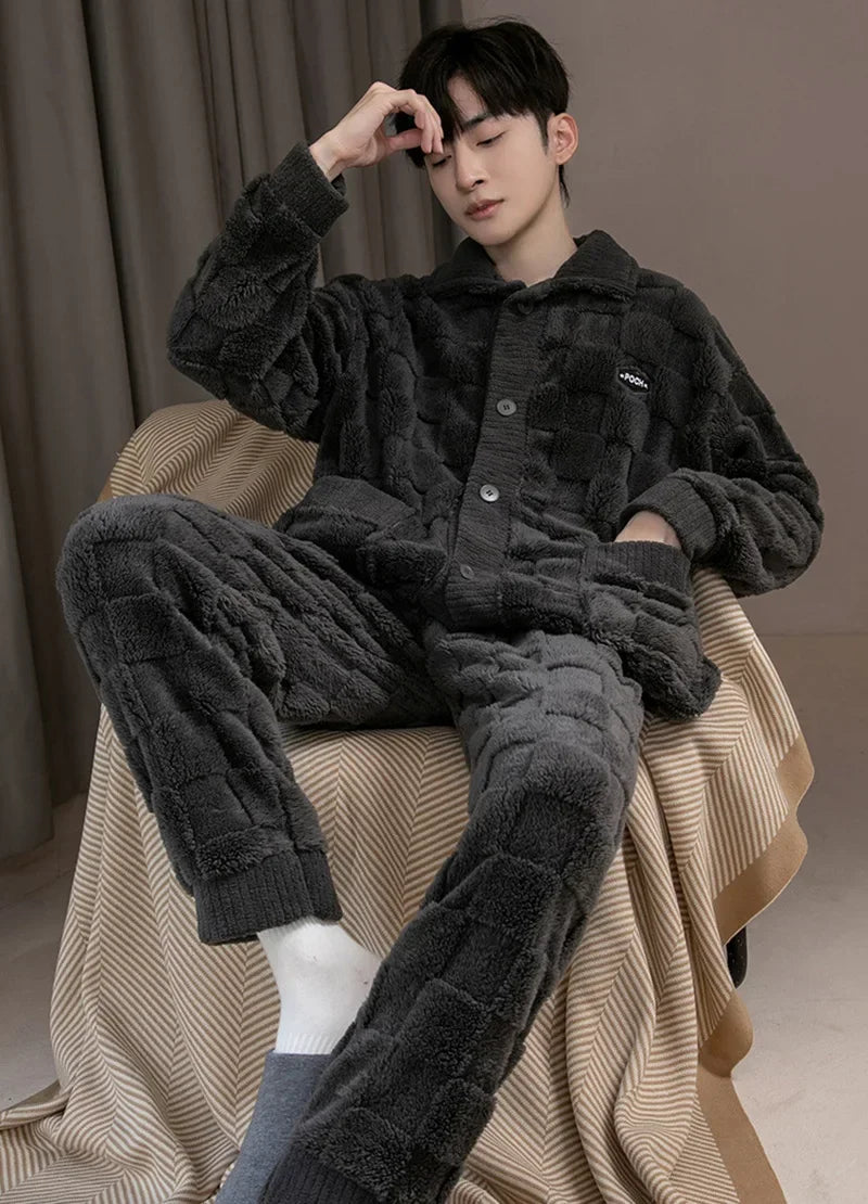 Autumn/Winter Men's Pajamas: