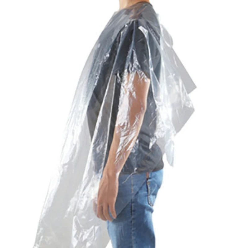 100pcs Waterproof Disposable Hair Salon Capes Washing Pads Shampoo Cape Hairdressing Shawl Barbershop Hair Salon Cape