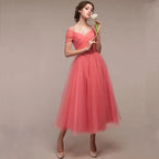 Fashion New Spring Summer Elegant Women V-Neck Backless Dress Lady Wedding Clothing A-Line MeshLong Skirt Girl Party Gift Dr1