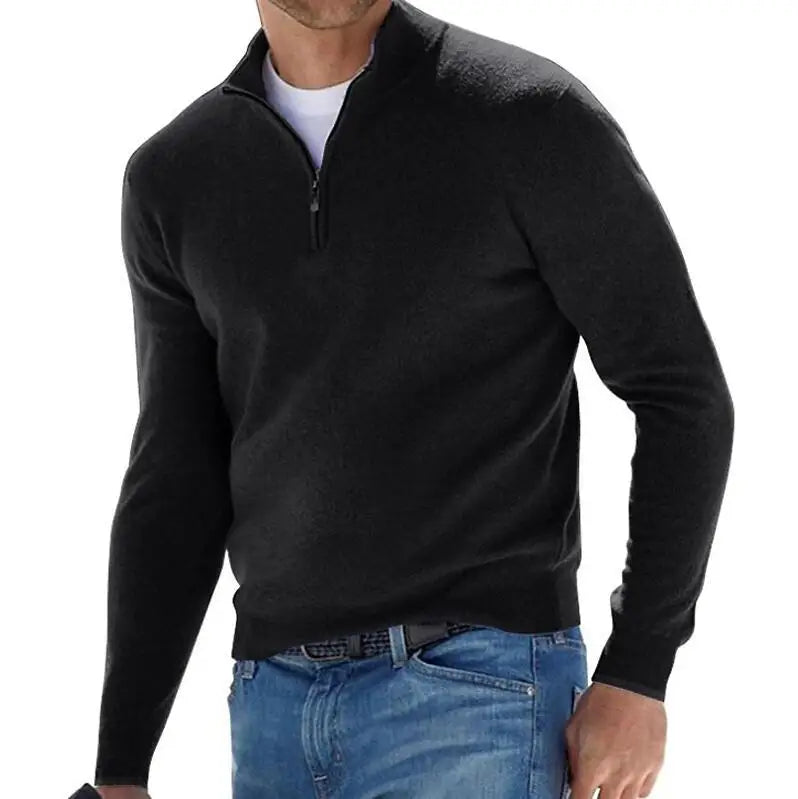 2025 Long Sleeved Sweater Men's Base Sweater for men in Autumn and Winter