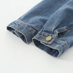 Girls Boys Jean Jacket for (4-14 Years Kids) Trendy Cozy Soft Ripped Denim Coat Casual Outerwear School Travel Teen Gift