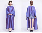 Custom Logo Water Repellent Adjustable Metal Button Hair Salon Work Hair Salon Hair Dressing Capes