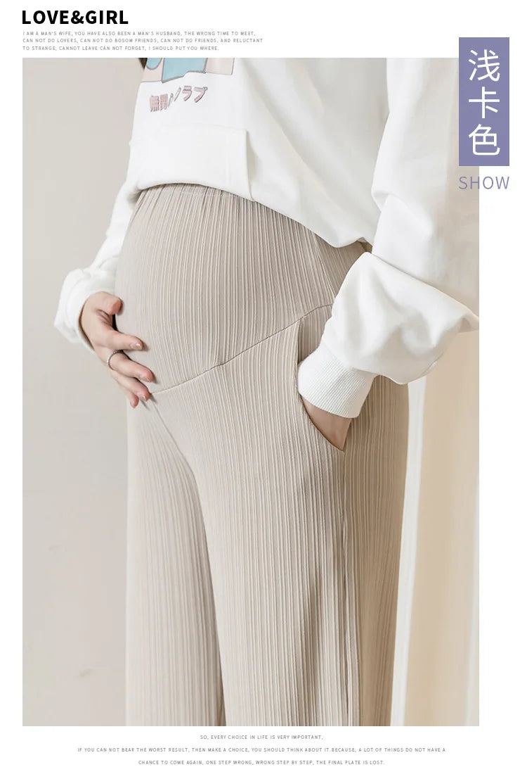 Maternity Clothings Thickened Belly Pants Clothes