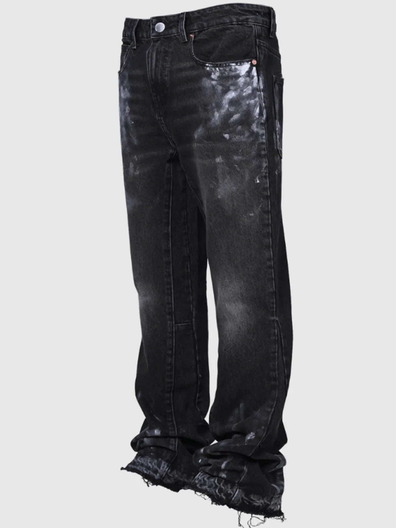 Jeans Men Denim Pant Vintage Straight Pants
