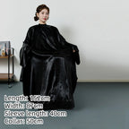 Large Size Hair Salon Hair Cutting Wrap Long Sleeve Hairdresser Robe Anti Hair Gown Barber Hairdressing Cloak Barbershop Apron