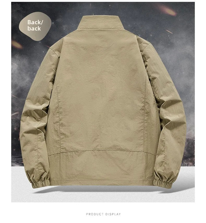 Men's jacket  spring and autumn thin casual sports jacket