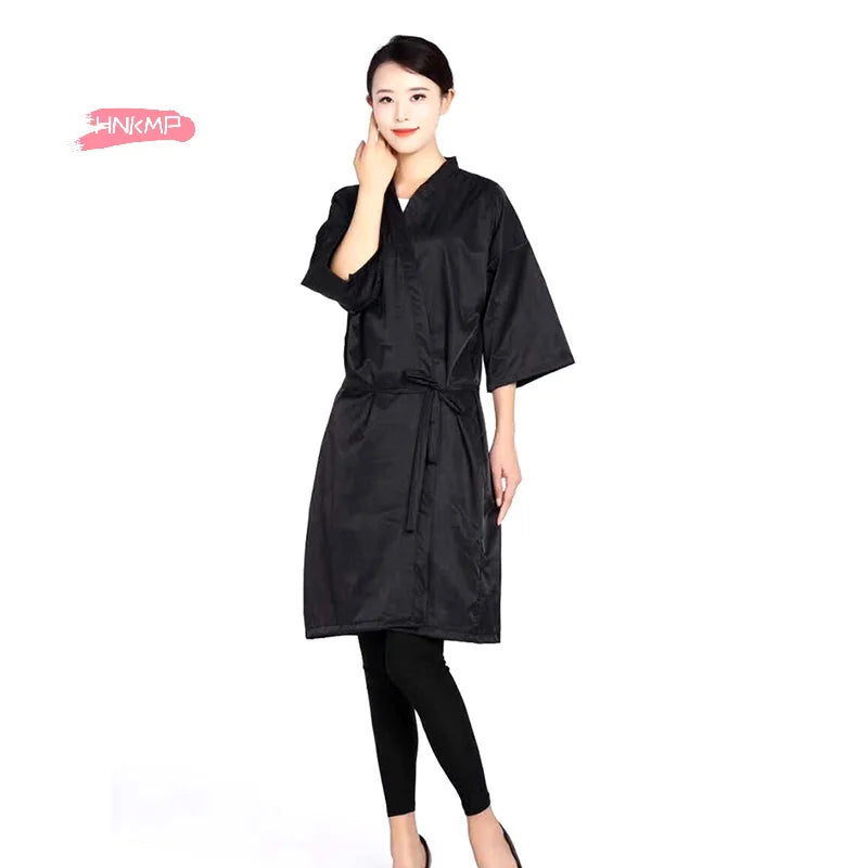 Lightweight Salon Client Gown Hair Cutting Smock Robe Cape for Professional Stylists Hairdressing Salon Smock