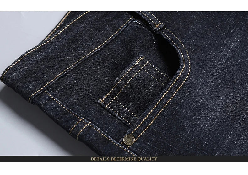 New Men Classic Jeans  Denim Overalls Mens Pants Size 32-38