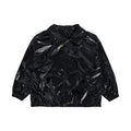 Boys K-pop Fashion Leather Jacket Street Dance Cargo Pants Girl Hip Hop Streetwear Kids Children Jazz Shiny Costume Clothes Sets