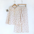 Pajamas for Women Spring and Autumn Sweet Cartoon Printed Cute Home Clothes Round Neck 2025 Long Sleeved Pants Two-piece Set