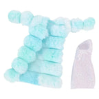 Girl Doll Clothes 3PcsPlush Coat Jacket+ Dress Skirt/ Pants Clothing for 30cm Doll Clothes Doll Accessories Girl`s Toy