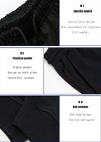 Men's Pant PUAIA Print s Autumn/Winter New Sport Jogging Trousers Fitness Loose Fit Clothing Solid Color Outfit Streetwear Pants