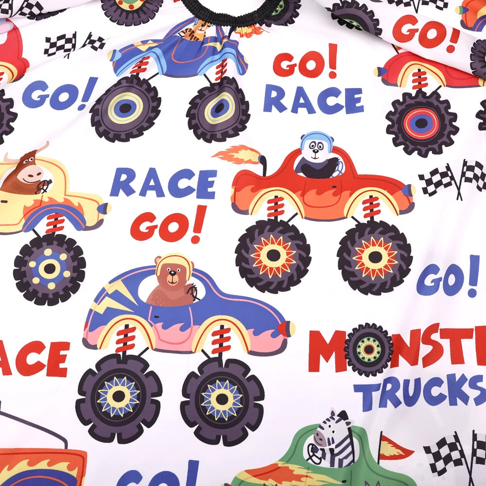 Salon Kids Hairdressing Cape Hairdresser Cartoon Pattern Haircut Styling Gown Barber Shop Household Child Hair Cut Cape Apron