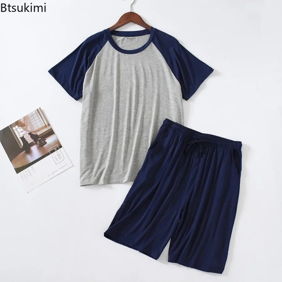 2025 Men's Summer Modal Pajama Sets