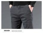 Fall High-End Casual Pants Men's Wear-Resistant Versatile Busin West Pants Trendy Loose Straight Long Pants for Men