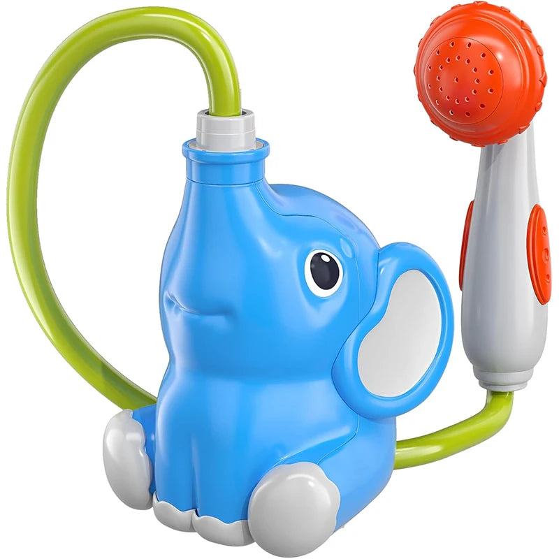 Baby Bath Shower Head Toys for Kids Ages 2-4, Bath Toys for Infants with Elephant Water Pump for Kids 3-5, Kids Bath Toys