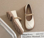 Shoes for Women Low Heel Elegant Round Toe Non Slip Woman Flats 2025 Trend On Popular Fashionable Offer Summer Vacation Shoe a