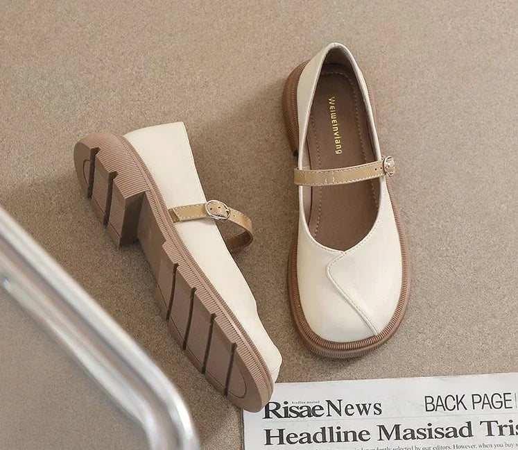 Shoes for Women Low Heel Elegant Round Toe Non Slip Woman Flats 2025 Trend On Popular Fashionable Offer Summer Vacation Shoe a