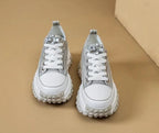 Women's Shoes High on Platform Retro Ladies Footwear Y2k Fashion Casual Light Cheap Offer Daily Routine 39 Vulcanized Shoe Deals