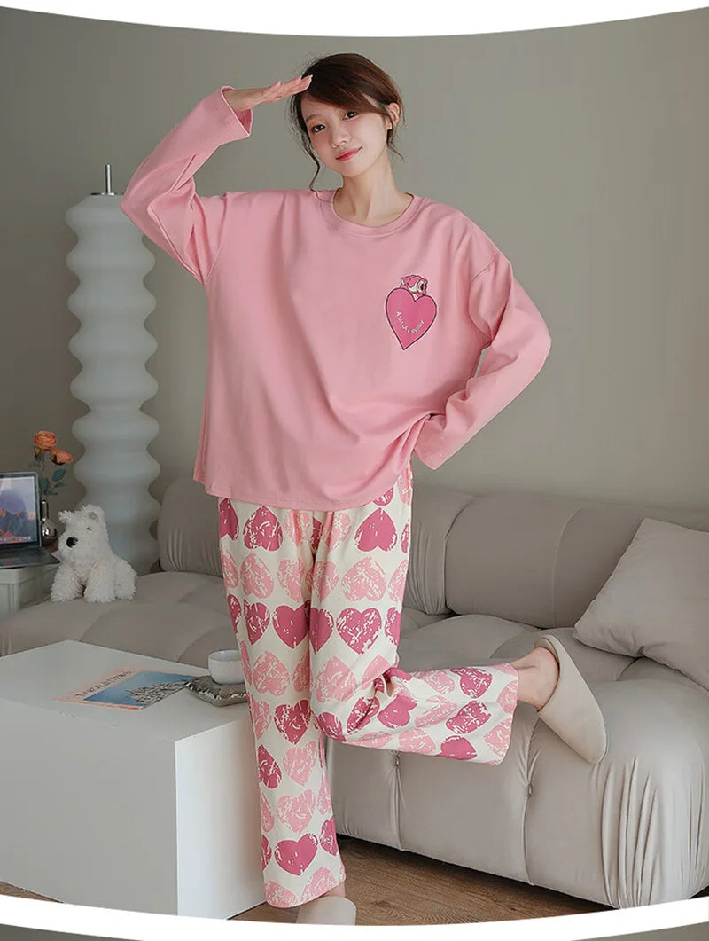 Nursing Pregnant Women's Clothing Set Large Size
