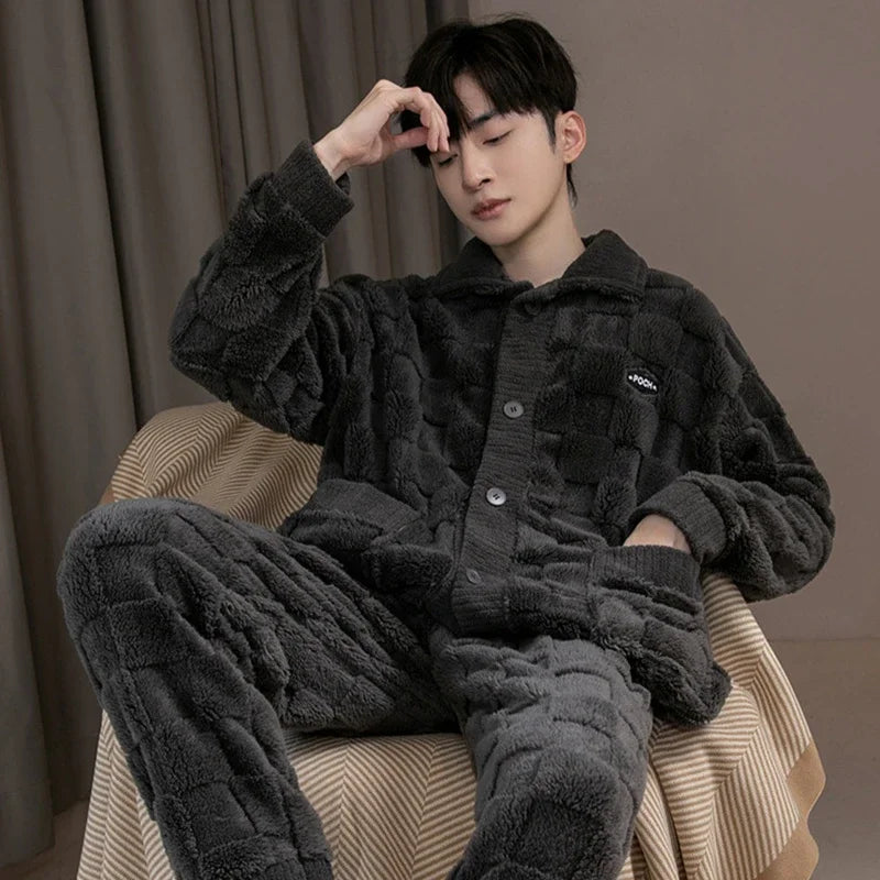 Autumn/Winter Men's Pajamas: